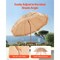 8 Ft Tiki Umbrella Thatched Patio Tilt Hawaiian Style Grass Pool
